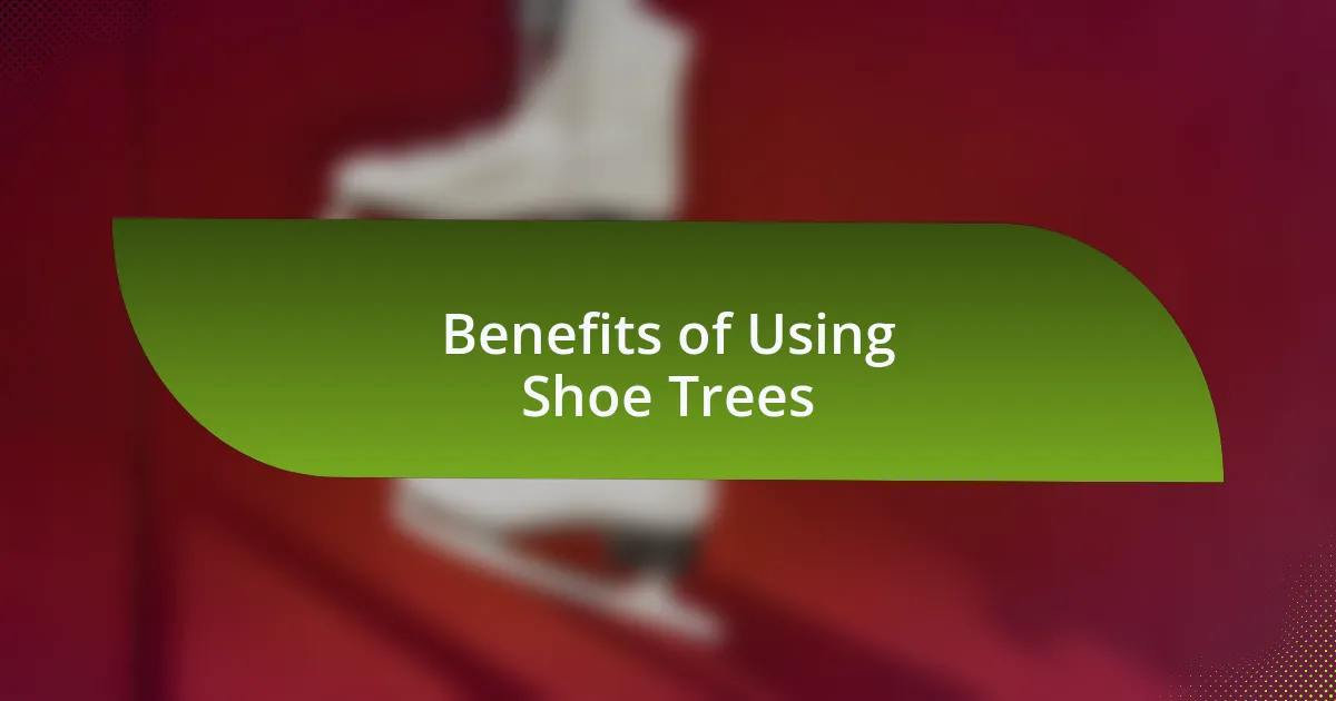 Benefits of Using Shoe Trees